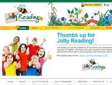 Tablet Screenshot of jollyreading.com